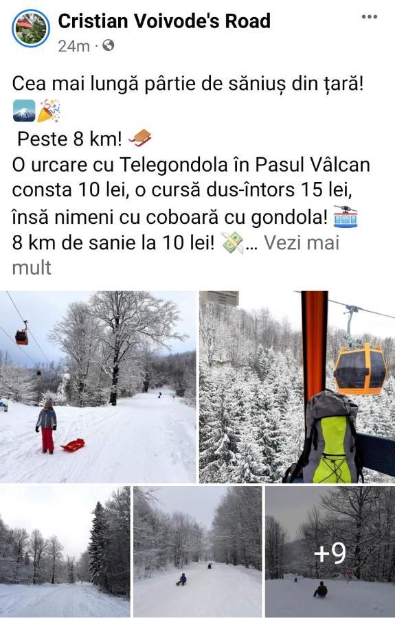 Cabana Drumul Voievodului Vulcan  Екстер'єр фото